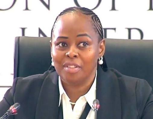 Linda Gxasheka, the lady that was alleged to be agreeable to anything Imogen Mashazi instructed about Julius Putted Mkhwanazi. She was once rewarded with an increase of R600k on her normal salary,