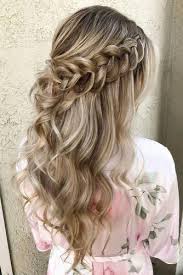 45 Perfect Half Up Half Down Wedding Hairstyles Wedding Forward Half Up Curls Braided Hairstyles For Wedding Wedding Hair Side