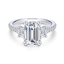 Pin On Emerald Cut Engagement Ring