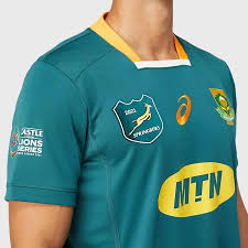 Baby lion shorts/shortshirt set prix : Asics South Africa Springboks 2021 Lions Rugby Shirt Free Uk Delivery