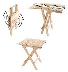 Wood Folding Table Plans Wood Folding Table Folding Table Diy Portable Furniture