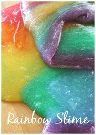 Make Colorful Rainbow Slime Rainbow Slime Slime For Kids Diy Slime