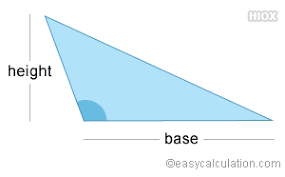 What is the base and height of a triangle? Base Of A Triangle Calculator