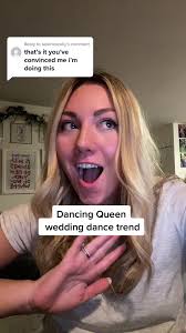 Three Women Wearing Red Outfits Doing Surprise Dance at Wedding to Dancing  Queen