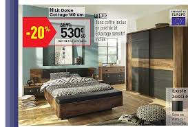 Offre Lit Dolce Cottage 140 Cm Chez Conforama