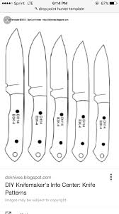 1600 x 1200 jpeg 130 кб. Drop Point Knife Template