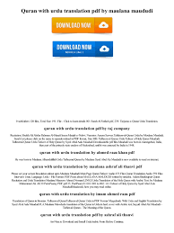 We did not find results for: Quran With Urdu Translation Pdf By Maulana Maududi Urdu Quran