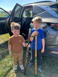 It's a dragon walking staff carving in progress.