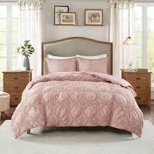 Buy products related to rose bed set products and see what customers say about rose bed set products on amazon.com ✓ free delivery possible on eligible purchases. Madison Park Sisley Dusty Rose 3 Piece Ruched Rosette Comforter Set Overstock 28065385