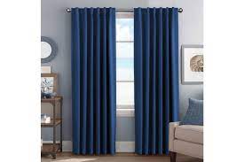 Match them to your furniture, or choose contrasting colors to add dimension. 1 Pair Blockout Curtains Blackout Curtain Draperies For Living Room Bedroom Rod Pocket Top Soft Thick Window Drapes Multi Sizes Navy Matt Blatt