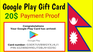 Give a google play gift card and give someone endless ways to play. Current App Payment Proof Google Play Gift Card Free 2020 In Nepal Free Google Redeem Codes Youtube