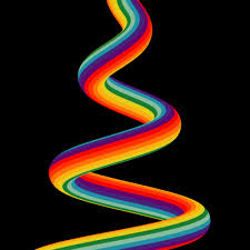 Trippy Rainbow Spiral Gif Rainbow Gif Psychedelic Art Illusion Art