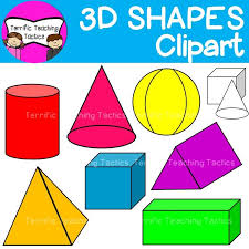 Black And White 3d Shapes Clip Art 3d Shapes Clip Art Geometry Solids Clip Art Teaching Clipart 3d Shapes