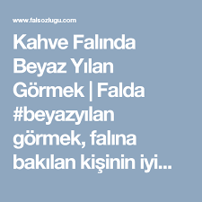 Kahve Falinda Beyaz Yilan Gormek Kahve Fali Kahve Isaretler