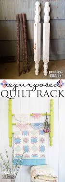 Hot promotions in quilt stand on aliexpress: Diy Quilt Rack From Repurposed Parts Prodigal Pieces