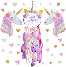 Maybe you would like to learn more about one of these? Zhengshizuo Unicorn Dream Catcher Girls Room Decor With Light Pink Wall Decor Cute Feather Dreamcatcher Wall Hanging For Bedrooms Party Home Accessories Home Kitchen Cate Org