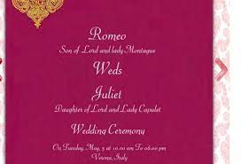Start studying romeo and juliet. Romeo And Juliet Wedding Invitation