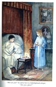 the secret garden illustration by tasha tudor copyright 1962 mary with colin painting illustration fairytale illustration surreal art