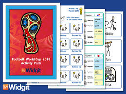 football world cup 2018 with widgit symbols