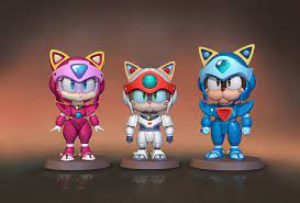 Samurai Pizza Cats the main characters for 3D printing 3D model 3D  printable | CGTrader