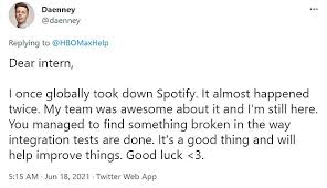 Hbo max is a pretty sweet streaming service, rolling up shows and movies from hbo, cartoon available december 12. People Share Embarrassing Mistakes After Hbo Max Intern Accidentally Sent Out A Test Email Newsbinding