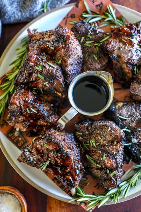 Red Wine Marinated Lamb Chops - Bonappeteach