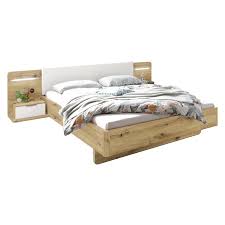 Die bettseiten lassen sich unabhängig voneinander ausstatten, sodass jeder eine individuell auf ihn zugeschnittene schlafstätte erhält. Schlafkontor Faro Bett 180 X 200 Cm Nachtkommode Beleuchtung Kopfteil