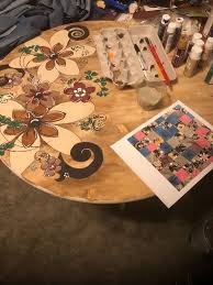 Stain Over Paint Table Top Stain Over Paint Painted Table Painted Table Tops