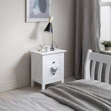 While a rattan magazine shelf below allows you to keep items out on display, be it. Karlstad Bedside Table In White Noa Nani