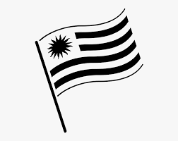 Seeking more png image english flag png,white flag png,us flag png? Flag Of Uruguay Png Download Malaysia Flag Vector Black And White Transparent Png Kindpng