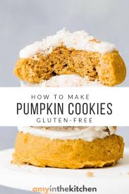 Gluten Free Pumpkin Cookies Recipe In 2020 Gluten Free Pumpkin Cookies Pumpkin Cookies Cookie Recipes