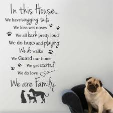 Our dog gifts and dog decor items pay tribute to man's best friend in a broad range of artistic styles, materials, and items. In This House Dog House Rules Wall Stickers Quote Home Decor Vinyl Home Decor Art Decor Cartoon Wall Decals Wall Sticker J291 Wall Stickers Aliexpress