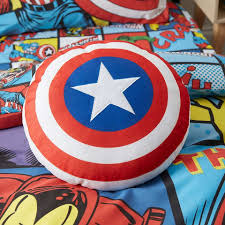 Disney Marvel Comics Cushion Dunelm With Images Marvel Boys Bedroom Superhero Pillow Marvel Bedroom