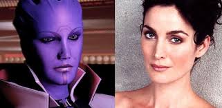 I knew there was a reason I was so taken by Aria's voice. Carrie Ann Moss  is a badass. : r/masseffect