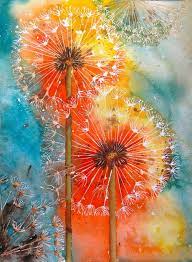 Dandelions Of Color Art Painting Art Watercolor Art