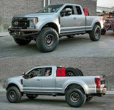 Everything About This Truck Is Perfect 2017 Ford Super Duty Baja Truck Rear Cantilevered Suspension With King Coilo Ford Super Duty Overland Truck Baja Truck