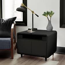 Sobro Side Table In Black Sobro Side Table In Black Is An Ultimate Next Generation End Table Nightstand That Table Coffee Table Smart Furniture