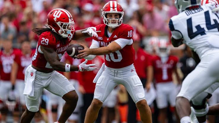 Josh Hoover throws 4 TDs as No. 5 Indiana routs Howard 55-0