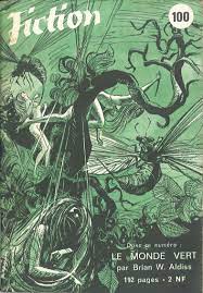 fiction n 100 mars 1962 la mort et la vieille fille de ray bradbury dessin de couverture de jean claude forest l a vintage book covers fiction book cover