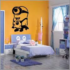 Yellow Paint Minion Bedroom Wallpaper For Cheerful Bedroom Idea 1021x1024 Jpg 1021 1024 Minion Room Decor Minion Room Room Decor