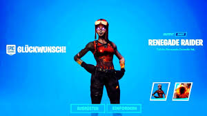 Renegade raider appears in 2 issues. Fortnite Renegade Raider Skin Bekommen Neu Youtube