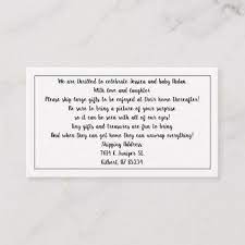 Please Ship Gifts For Baby Shower Enclosure Cards Zazzle Com Baby Shower Gifts Baby Shower Gift Registry Baby Gifts