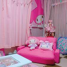 部屋全体 ぬいぐるみ 和室改造計画 ピンク マイメロ部屋 などのインテリア実例 2018 09 13 20 02 10 roomclip ルームクリップ カワイイ部屋 部屋 ソファ ピンク