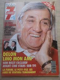 Télé 7 Jours 25/01/1992; Lino Ventura/ Alain Delon/ Boujenah/ Johnny/  McQueen S
