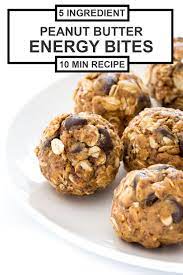 5 Ingredient Peanut Butter Energy Bites Video Chef Savvy Recipe Peanut Butter Energy Bites Snacks Healthy Snacks Easy