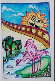 Chitra Saiyojan Bird Template Art Drawings Simple Drawings