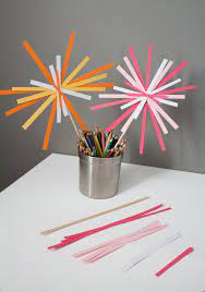 A Shout Out To My Fellow Procrastinators How To Make Paper Fireworks Papercrafting Newyears Fireworks Craft Fireworks Craft For Kids How To Make Fireworks