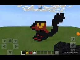 This tag indicates that an image exhibits a distictive pixelized style (e.g. 2eme Pixel Art Sur Mcpe Flamiaou Youtube