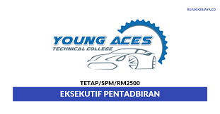 Young aces technical college, segambut, kuala lumpur, malaysia. Jawatan Kosong Terkini Young Aces Technical College Eksekutif Pentadbiran Kerja Kosong Kerajaan Swasta