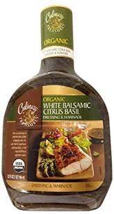 Amazon Com Culinary Treasures Organic White Balsamic Citrus Basil Dressing And Marinade 32 Ounce Gourmet Recipes Baked Dessert Recipes Cooking Ingredients